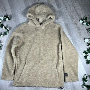 PacSun Cream Sherpa Jacket